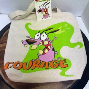 Courage The Cowardly Dog Canvas Tote